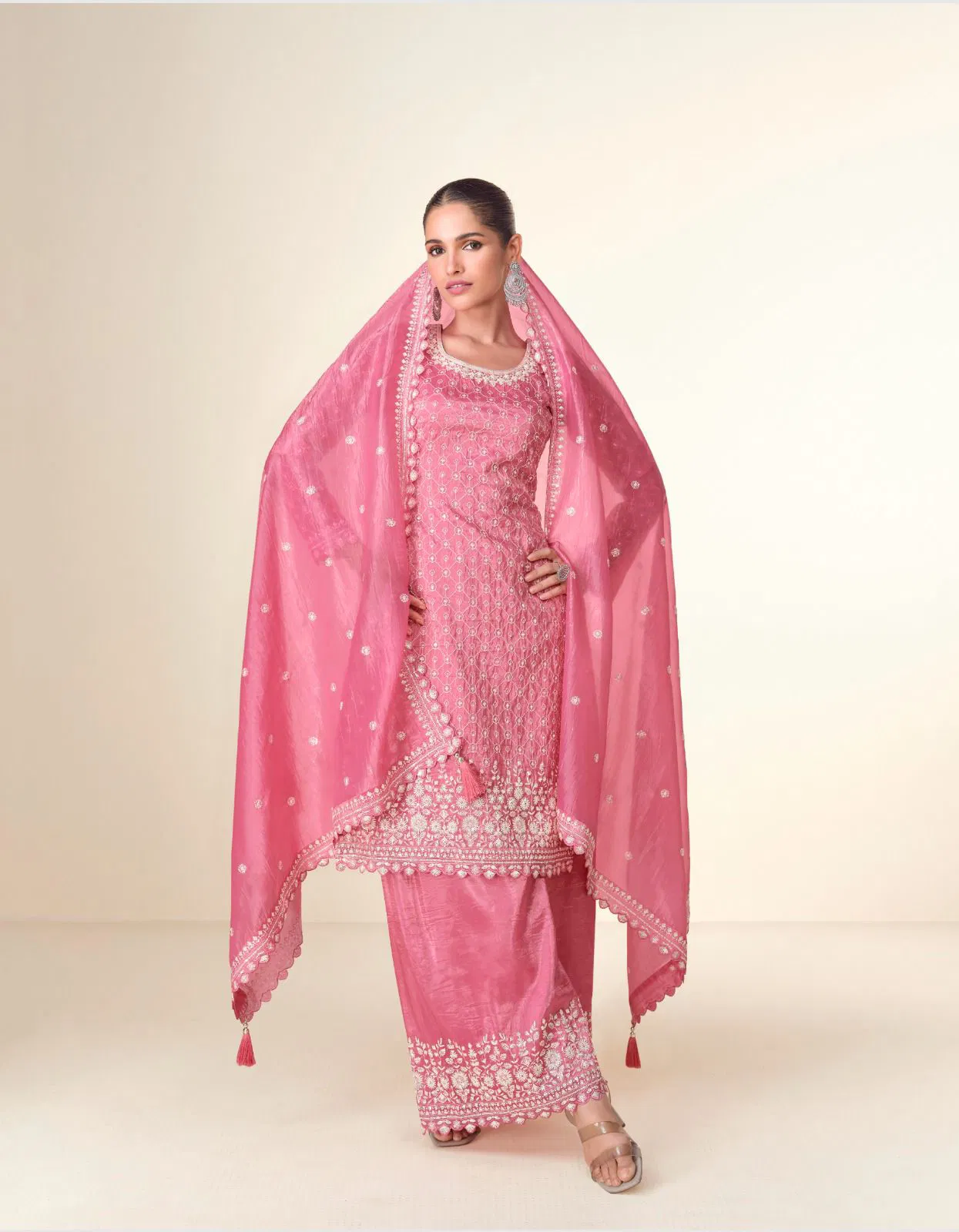 Ishita By Aashirwad Tissue Crush Designer Readymade Suits Wholesale Shop In Surat